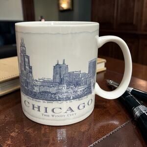 Starbucks Chicago Architecture Series Mug 2008 18oz Windy City Cup